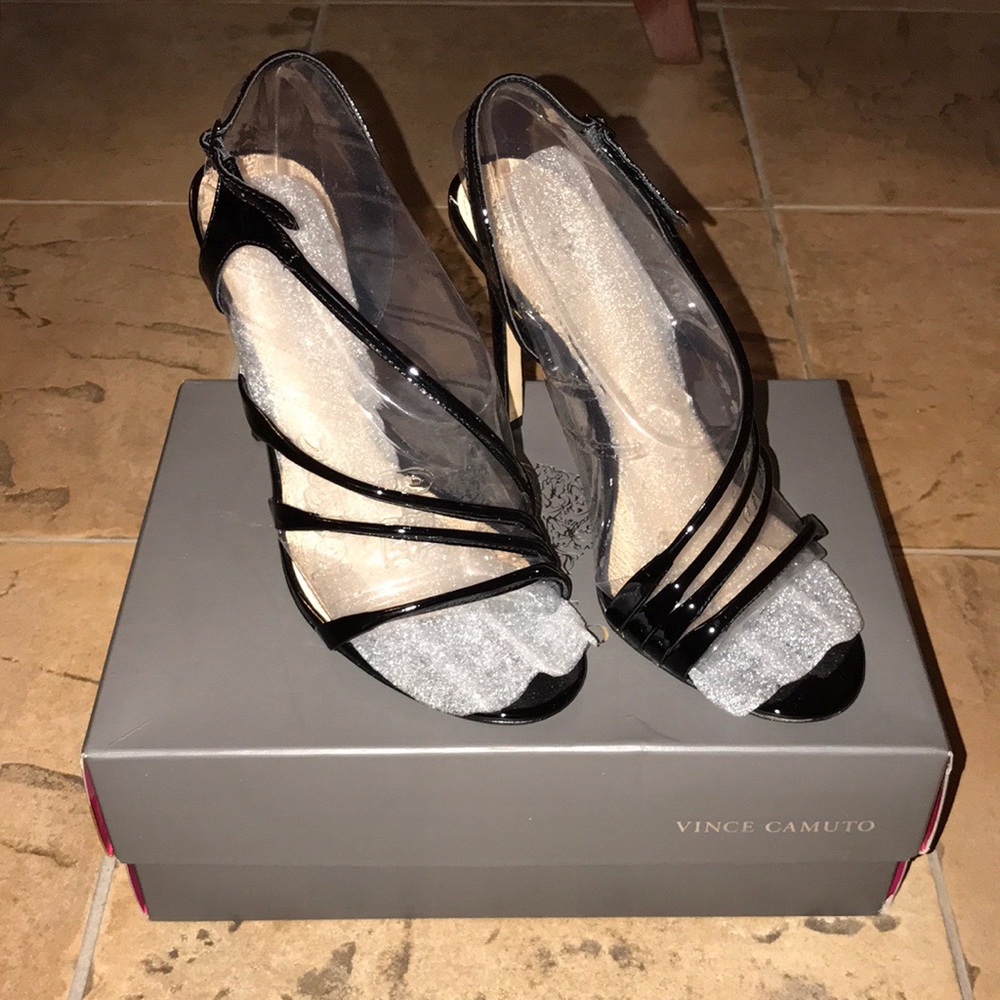 NEW Vince Camuto black sandal high heels
